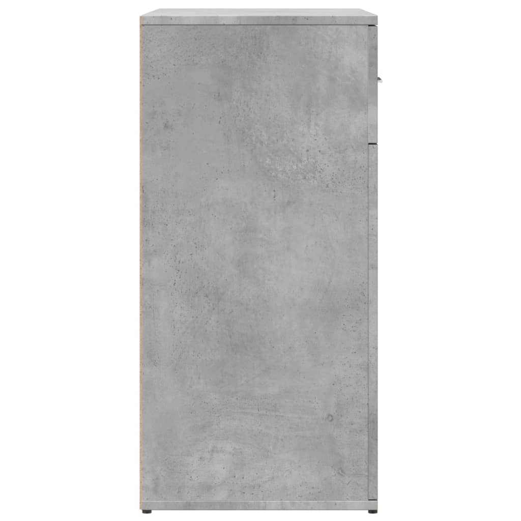 Sideboard Concrete Grey 79x38x80 cm Engineered Wood
