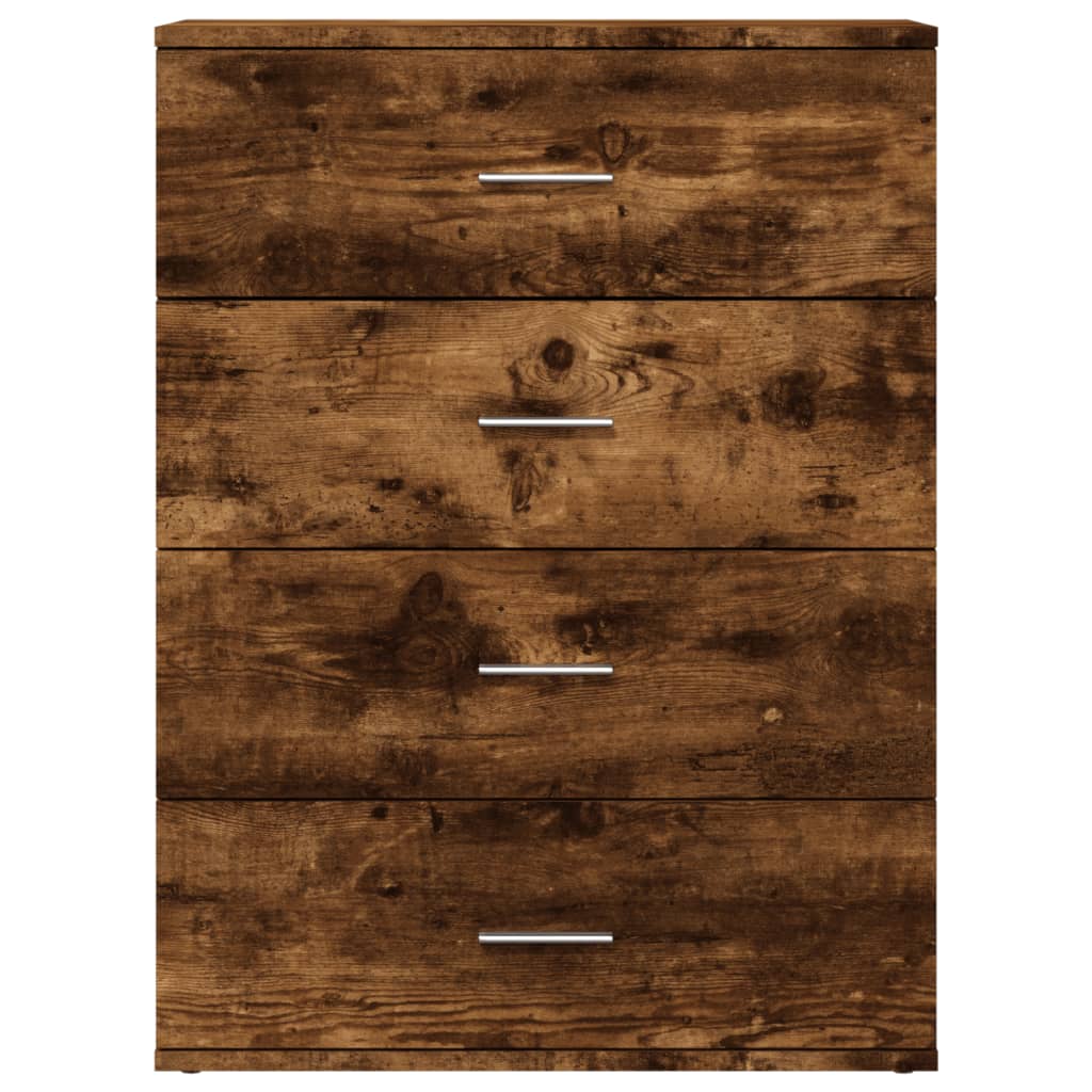 Sideboard Smoked Oak 60x39x80 cm Engineered Wood