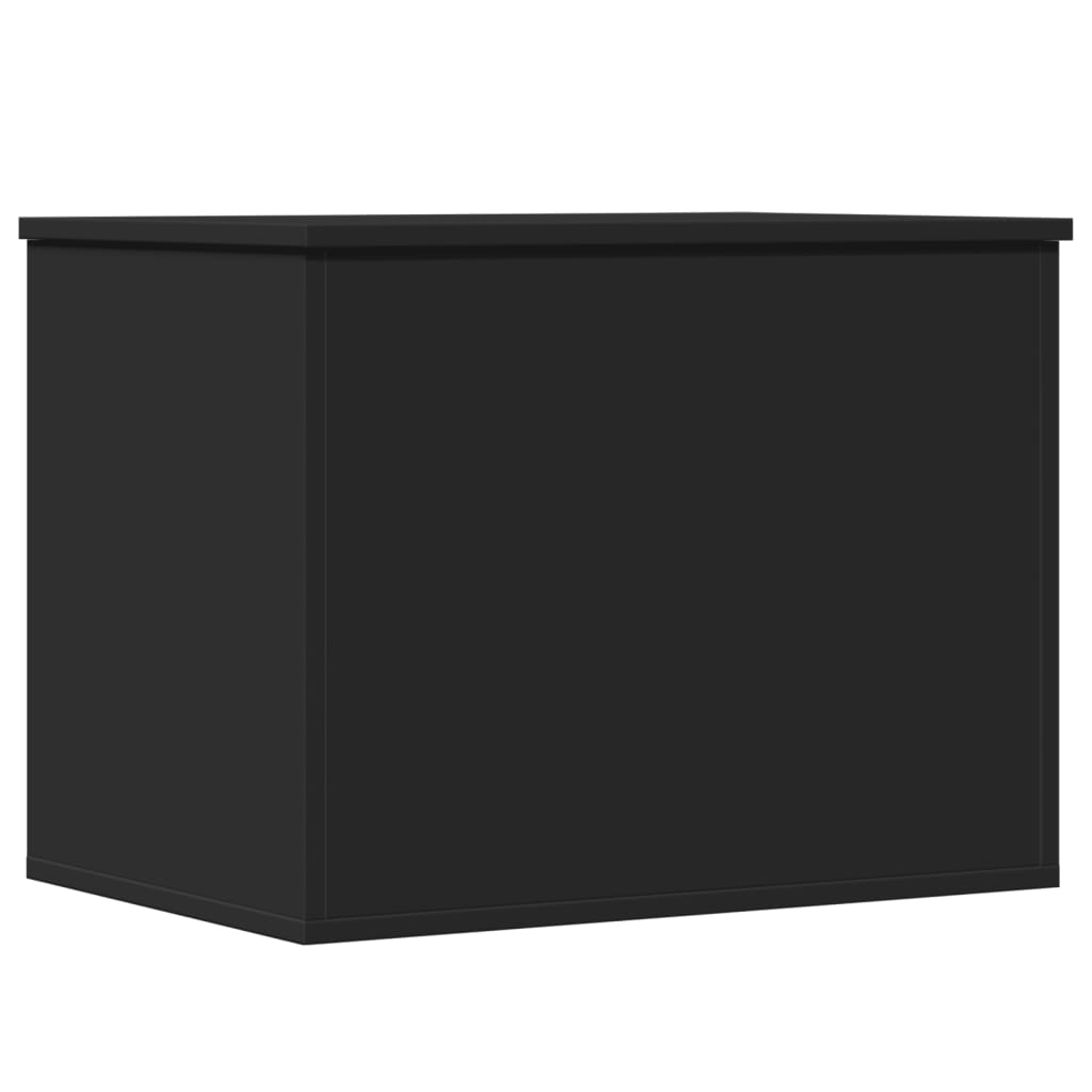 Storage Box Black 60x42x46 cm Engineered Wood