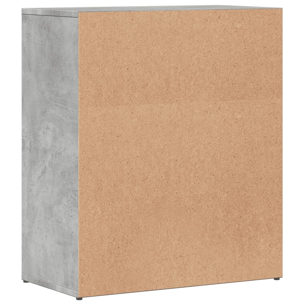 Sideboards 2 pcs Concrete Grey 60x31x70 cm Engineered Wood