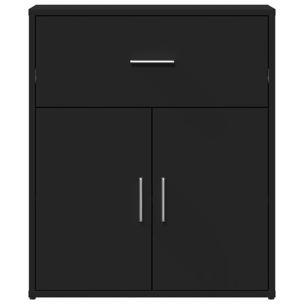 Sideboards 2 pcs Black 60x31x70 cm Engineered Wood