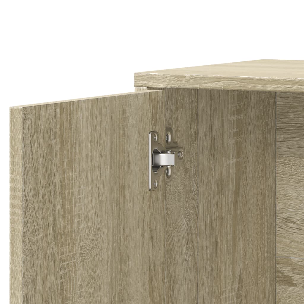 Sideboards 2 pcs Sonoma Oak 60x31x70 cm Engineered Wood