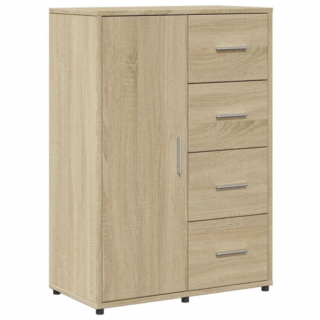 Sideboards 2 pcs Sonoma Oak 60x31x84 cm Engineered Wood