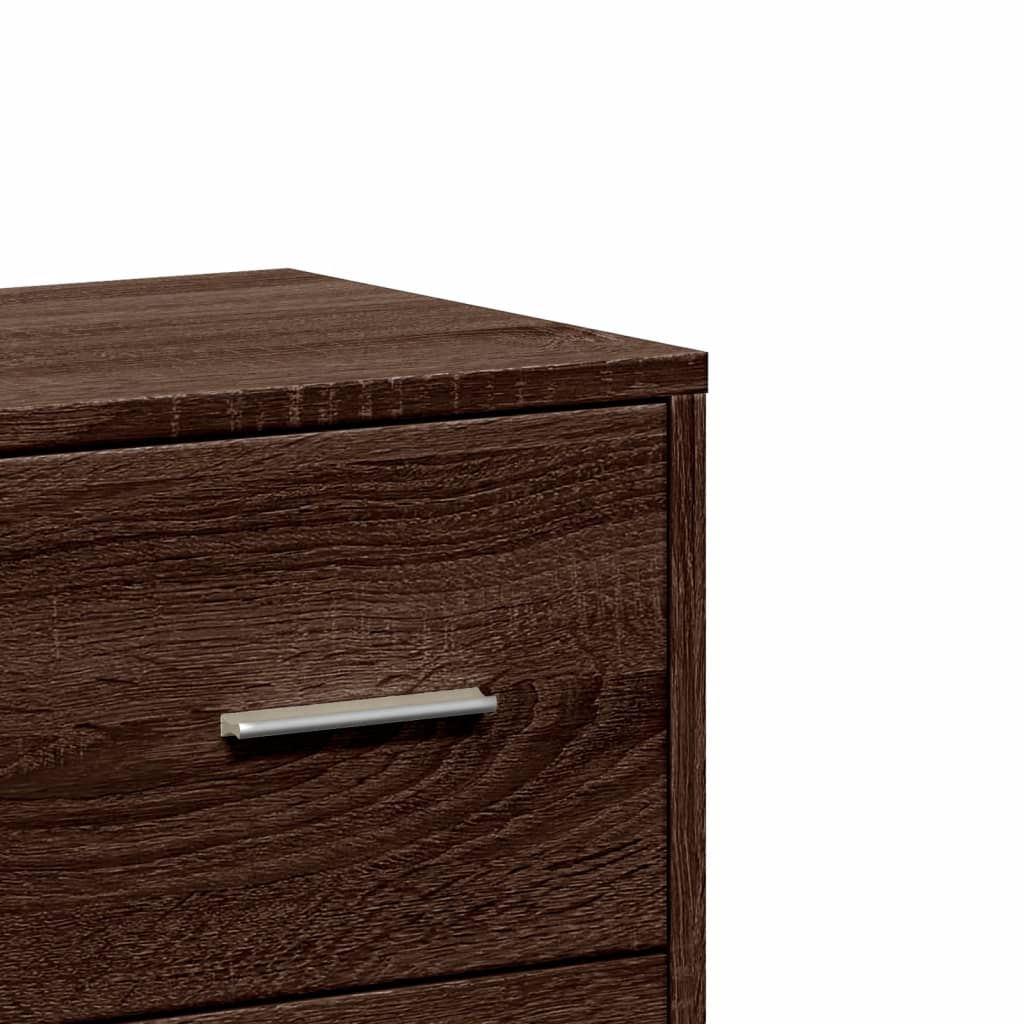 Sideboards 2 pcs Brown Oak 60x31x84 cm Engineered Wood