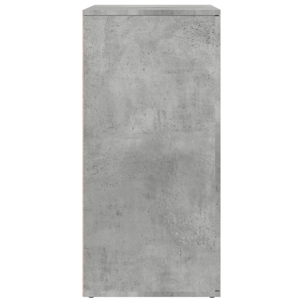 Sideboards 2 pcs Concrete Grey 79x38x80 cm Engineered Wood