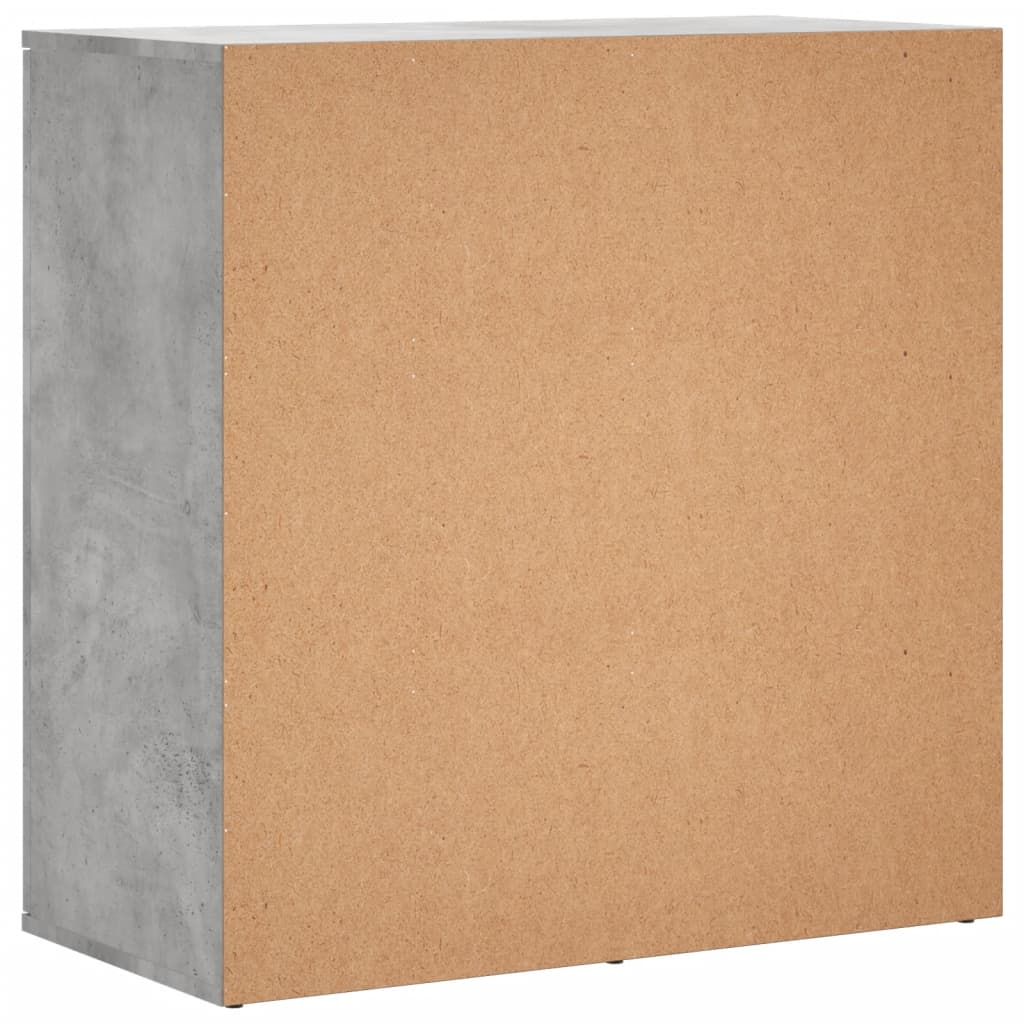 Sideboards 2 pcs Concrete Grey 79x38x80 cm Engineered Wood