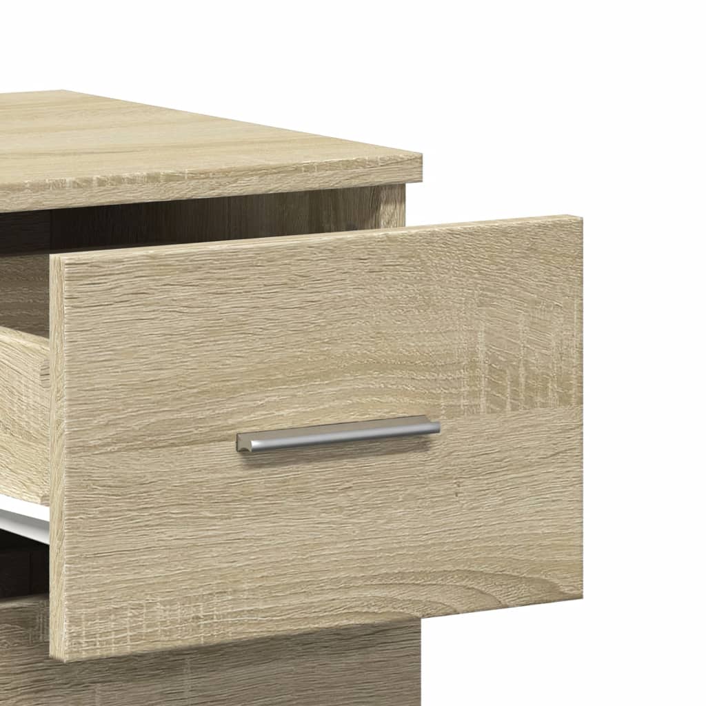 Sideboards 2 pcs Sonoma Oak 59x39x80 cm Engineered Wood