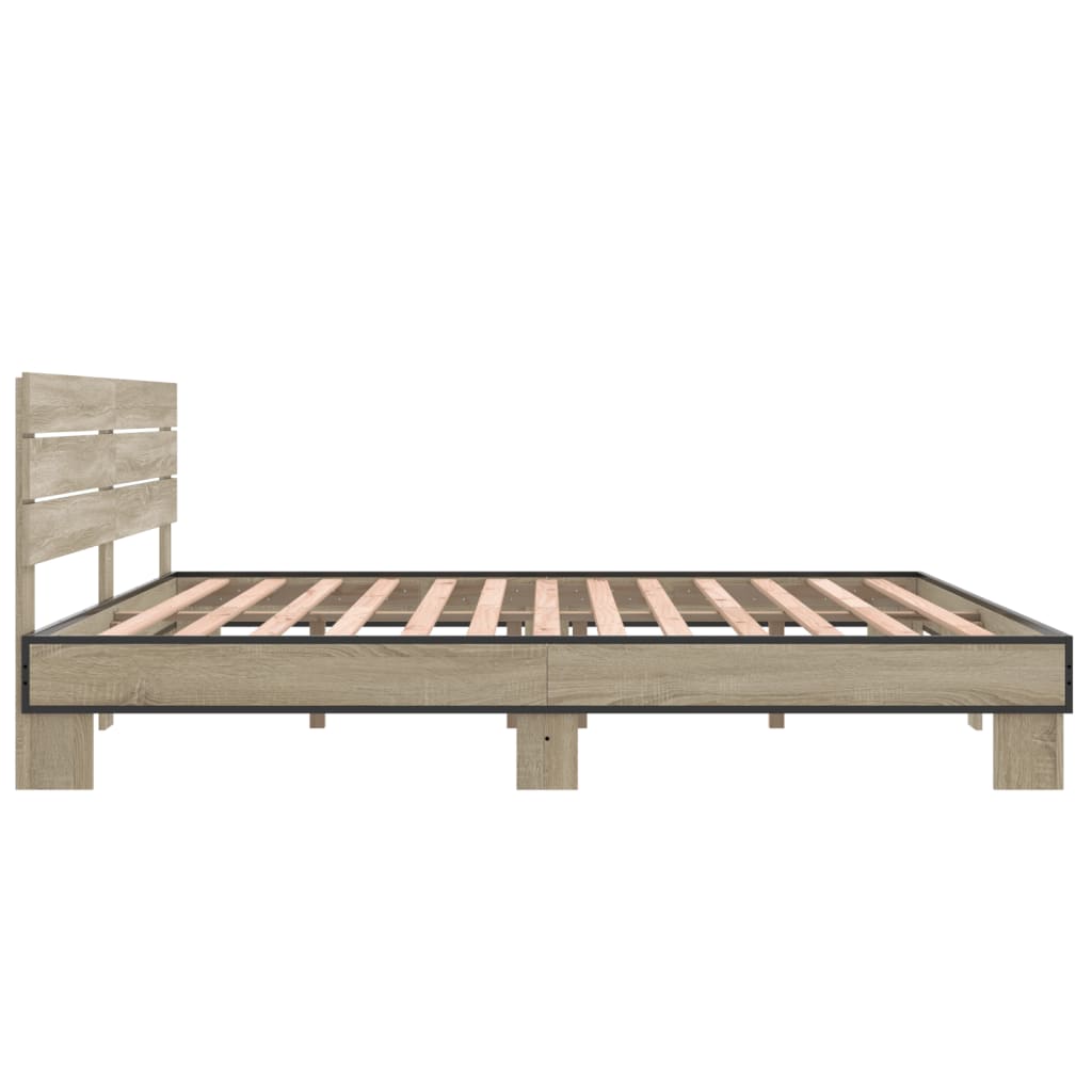 Modern Wooden Emperor Size 2m Bed Frame Base With Headboard Solid Wood Beds