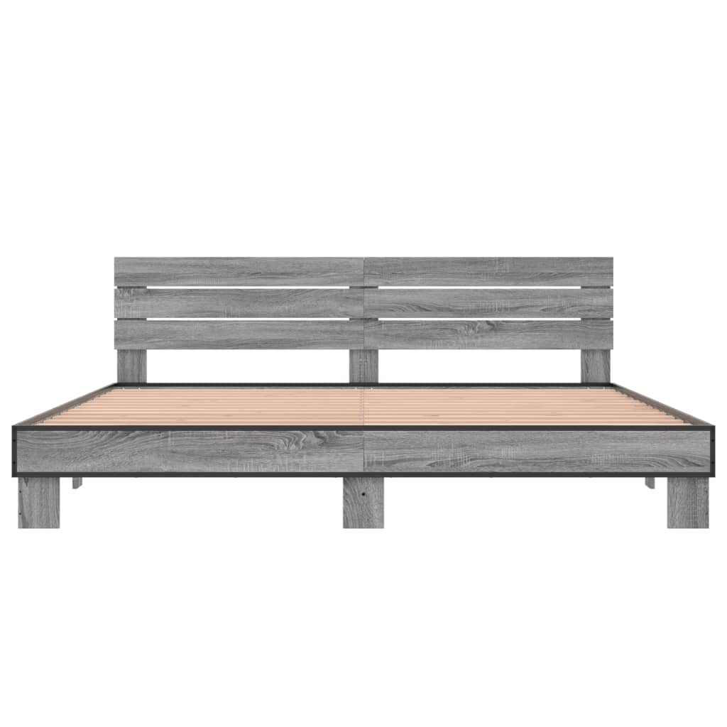 Modern Wooden Emperor Size 2m Bed Frame Base With Headboard Solid Wood Beds