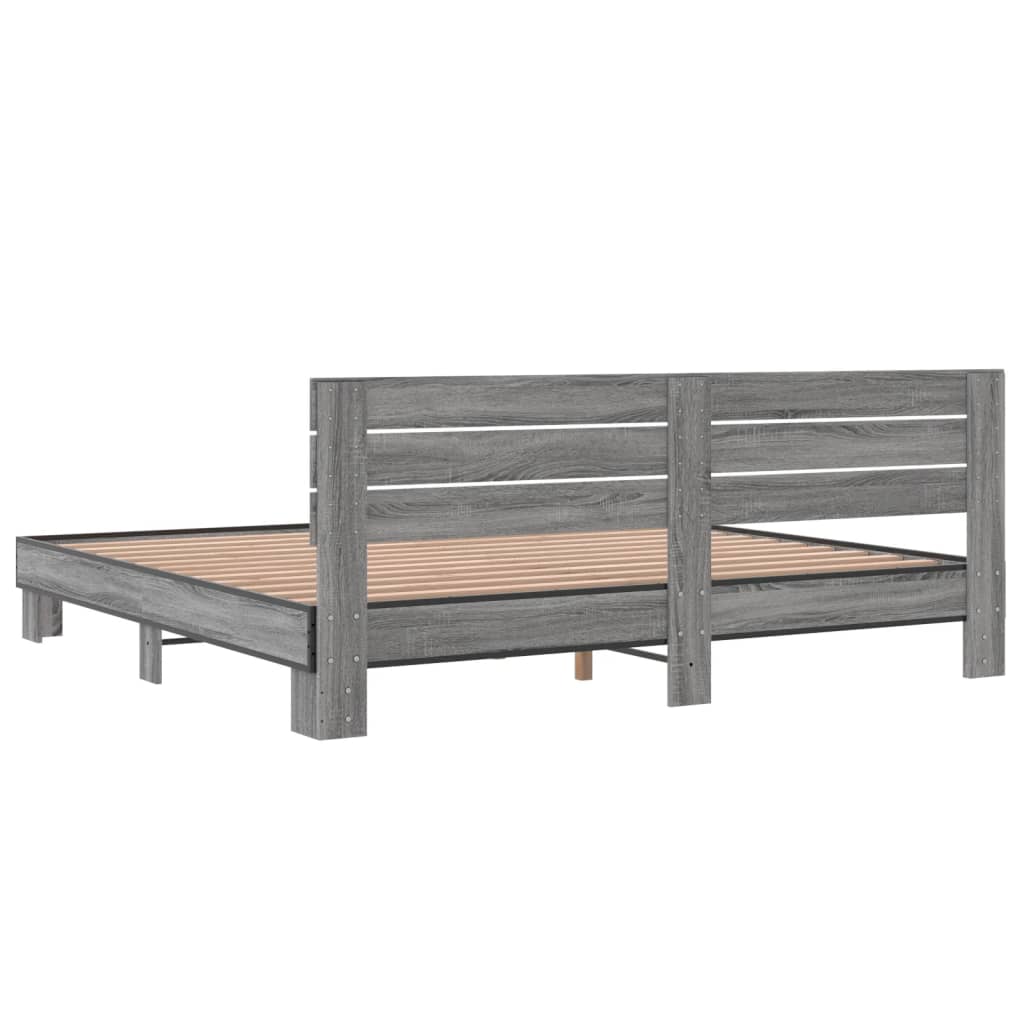 Modern Wooden Emperor Size 2m Bed Frame Base With Headboard Solid Wood Beds