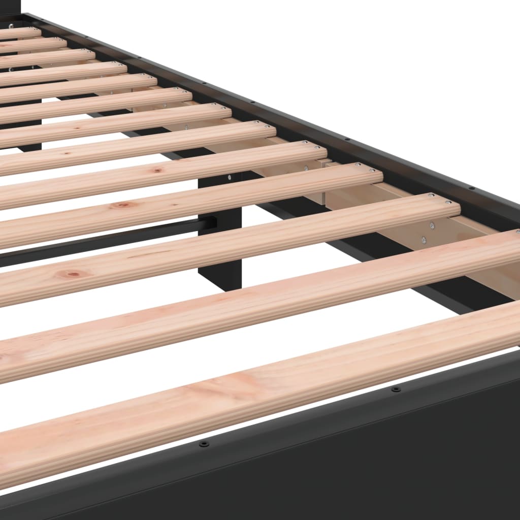 Modern Wooden Queen Size 160cm Bed Frame Base With Headboard Solid Wood Beds