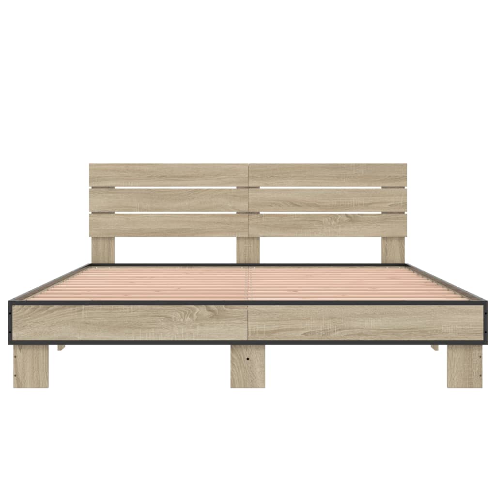 Modern Wooden Queen Size 160cm Bed Frame Base With Headboard Solid Wood Beds