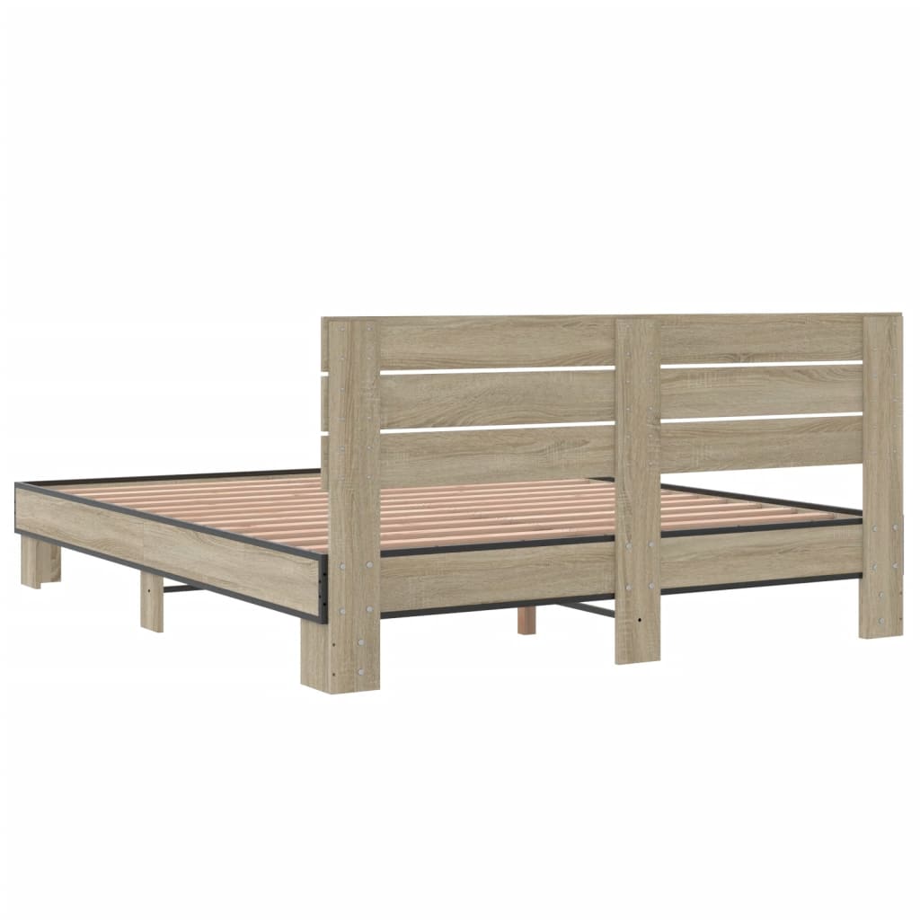 Modern Wooden Queen Size 160cm Bed Frame Base With Headboard Solid Wood Beds
