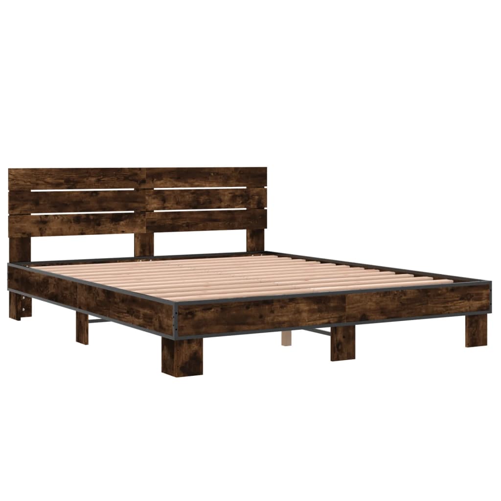 Modern Wooden Queen Size 160cm Bed Frame Base With Headboard Solid Wood Beds