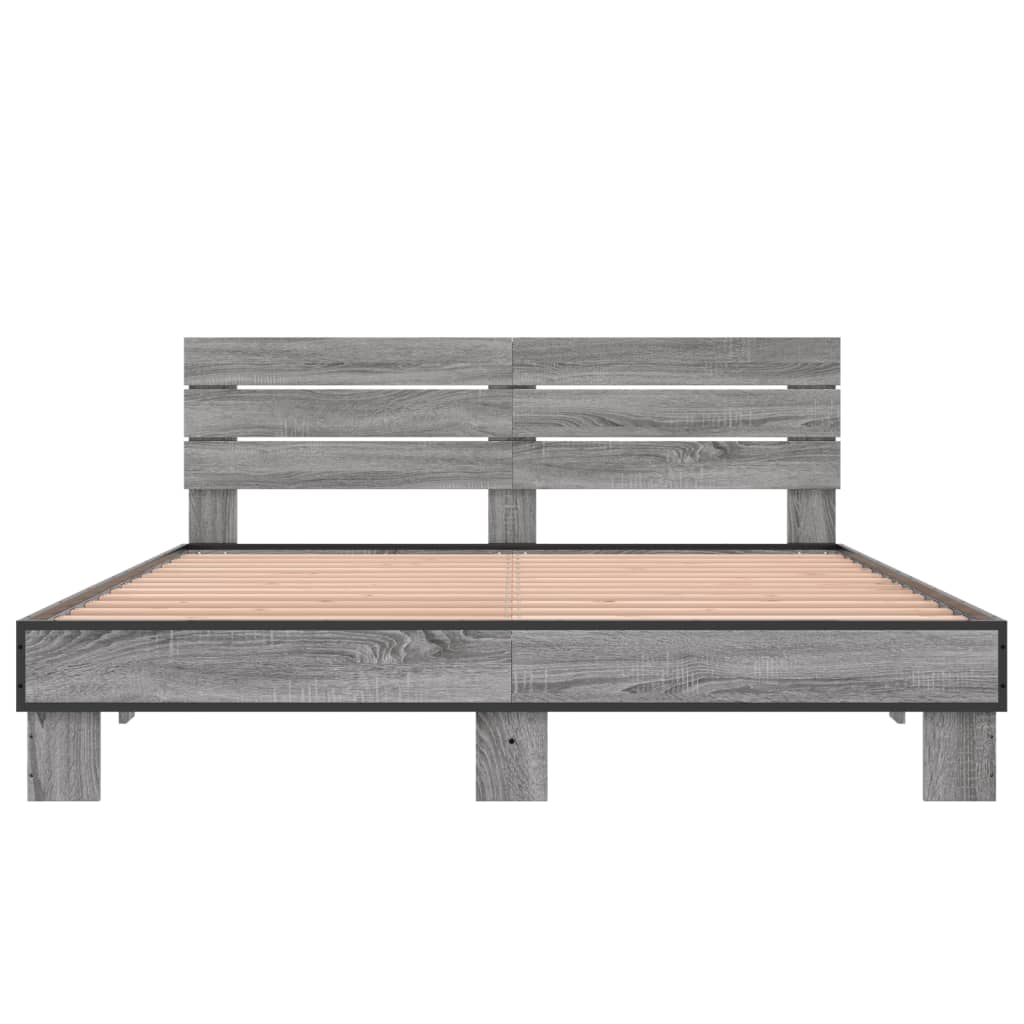 Modern Wooden Queen Size 160cm Bed Frame Base With Headboard Solid Wood Beds