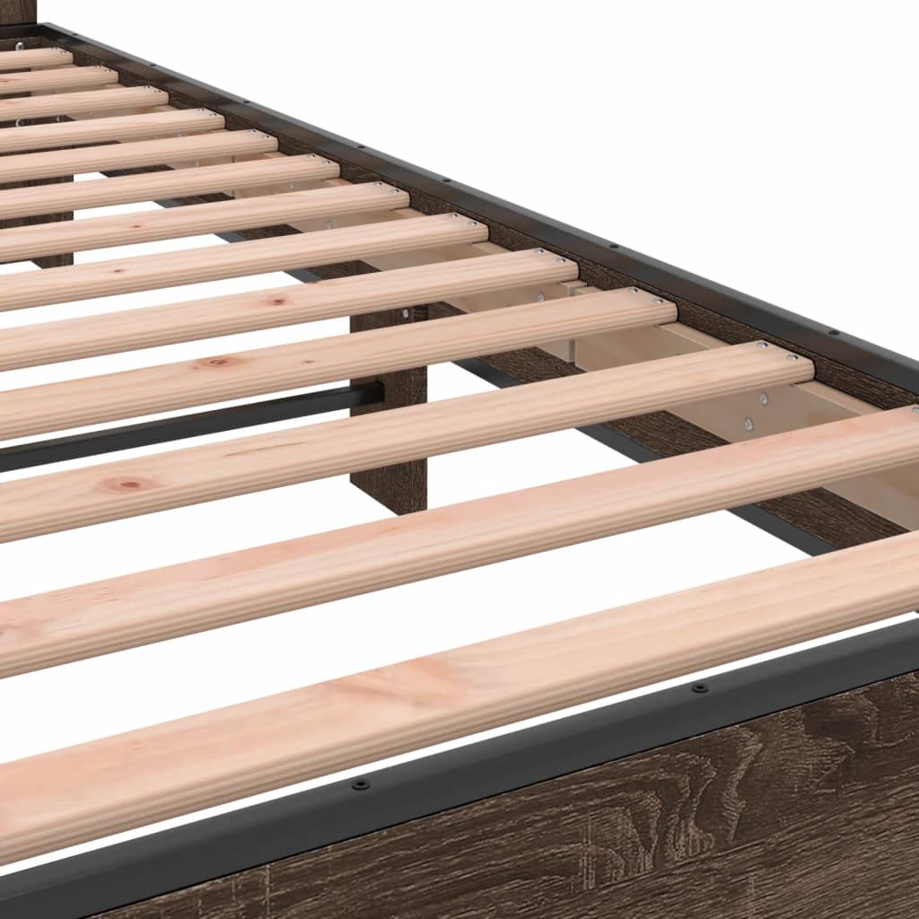 Modern Wooden Queen Size 160cm Bed Frame Base With Headboard Solid Wood Beds