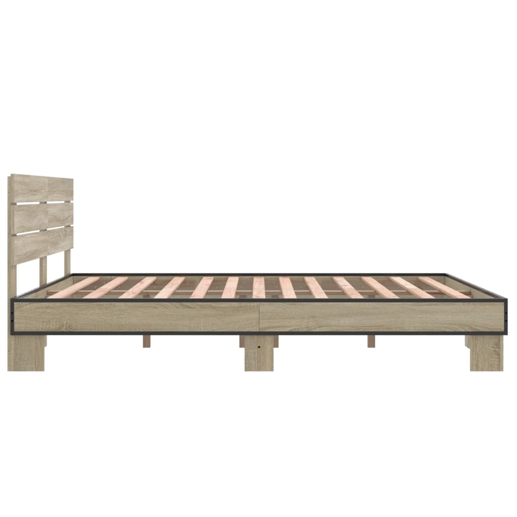Modern Wooden King Size 150cm Bed Frame Base With Headboard Solid Wood Beds