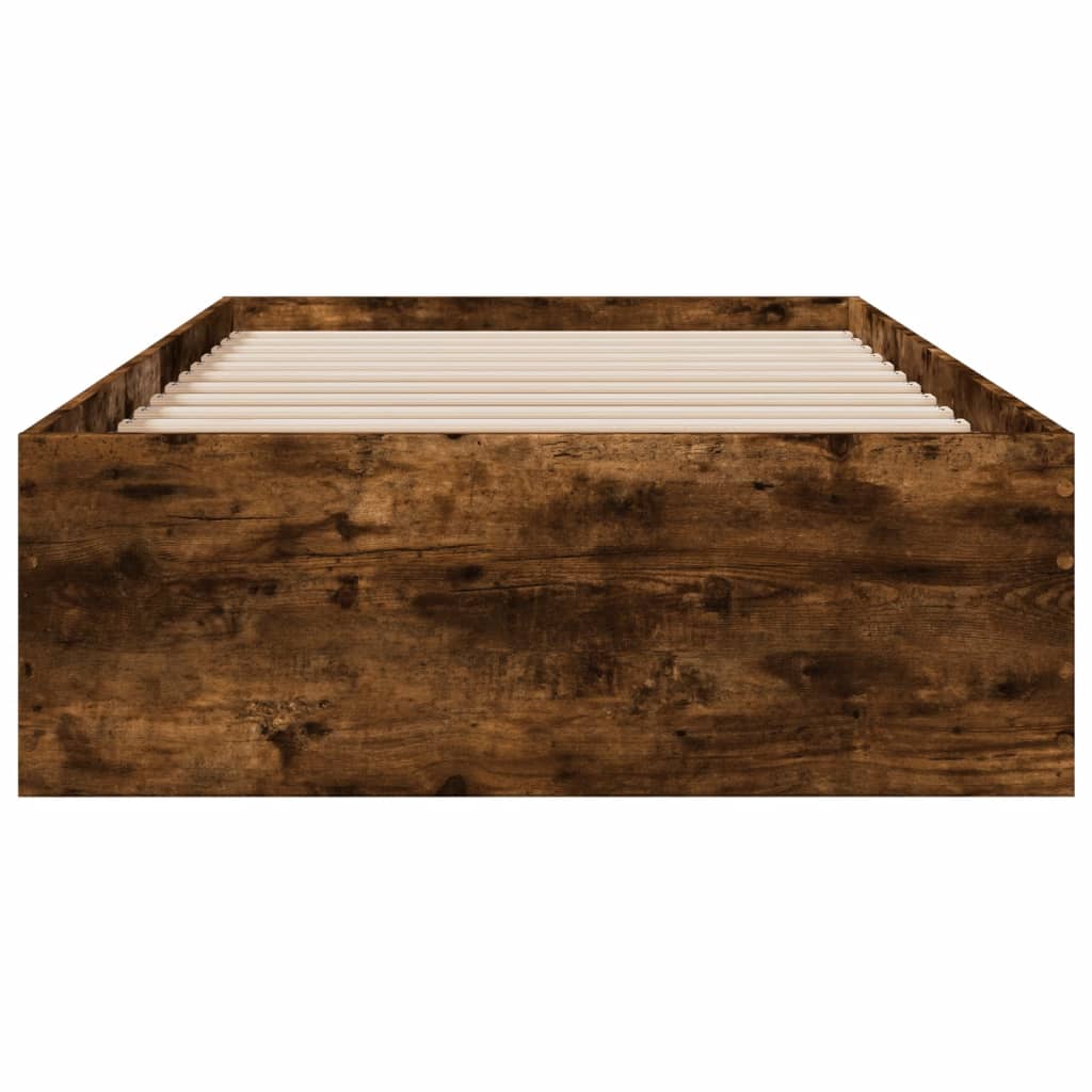 Modern Wooden Single Size 90cm Bed Frame Base With Storage Drawers Wood Beds