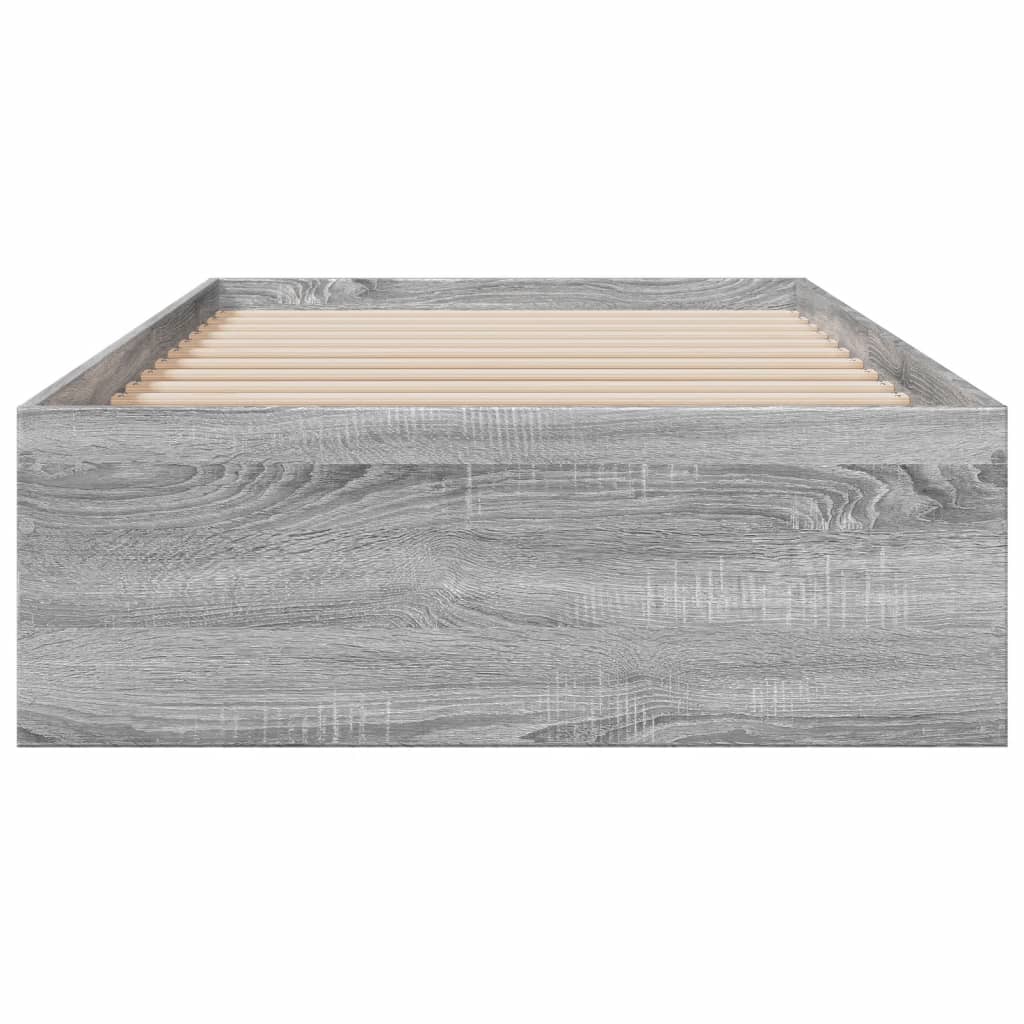 Modern Wooden Single Size 90cm Bed Frame Base With Storage Drawers Wood Beds