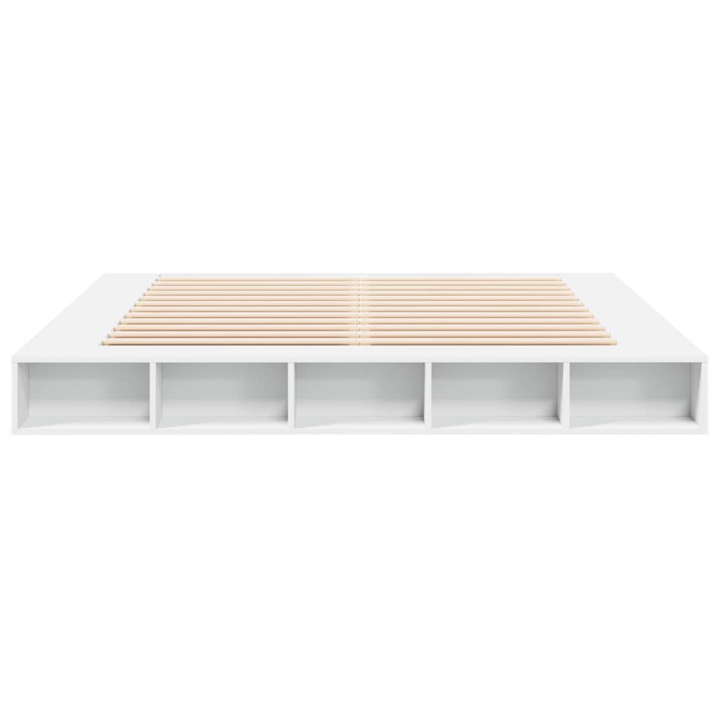 Modern Wooden Emperor Size 2m Bed Frame Base With Under Storage Compartments