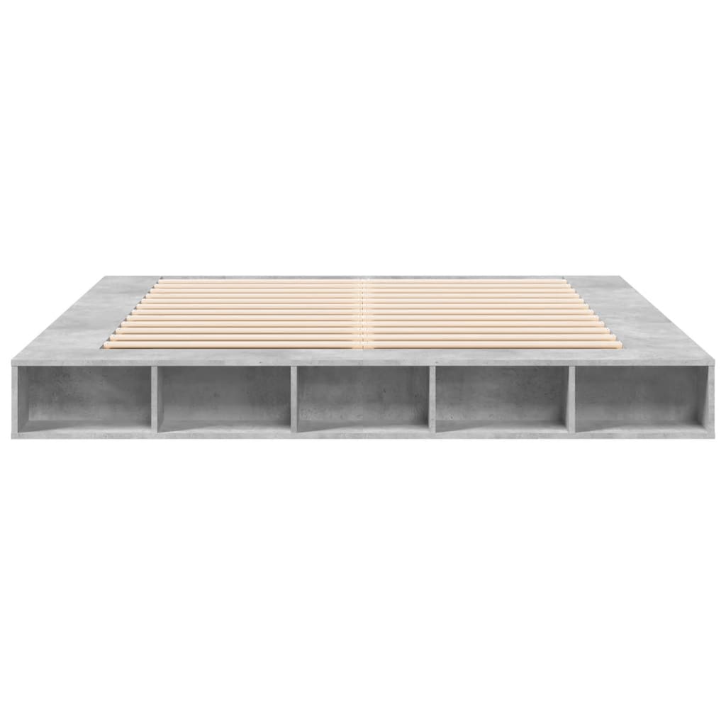 Modern Wooden Emperor Size 2m Bed Frame Base With Under Storage Compartments