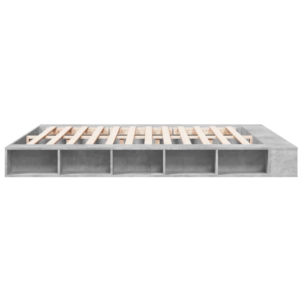 Modern Wooden Emperor Size 2m Bed Frame Base With Under Storage Compartments