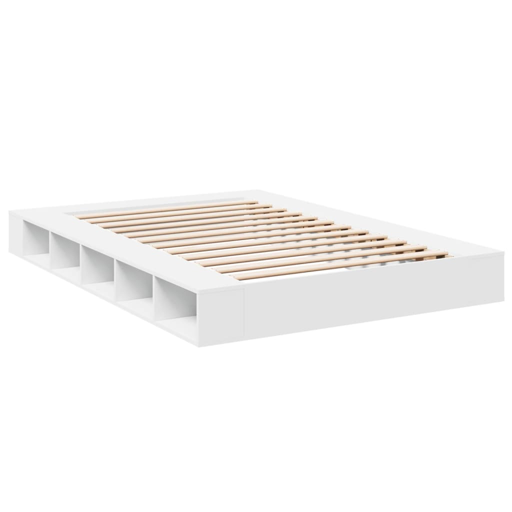 Modern Wooden King Size 150cm Bed Frame Base With Under Storage Compartments