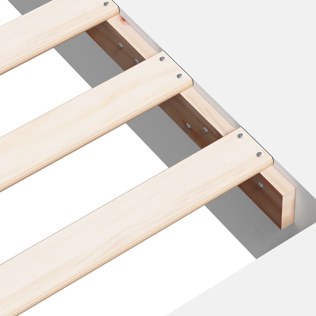 Modern Wooden Single Size 90cm Bed Frame Base With Under Storage Compartments