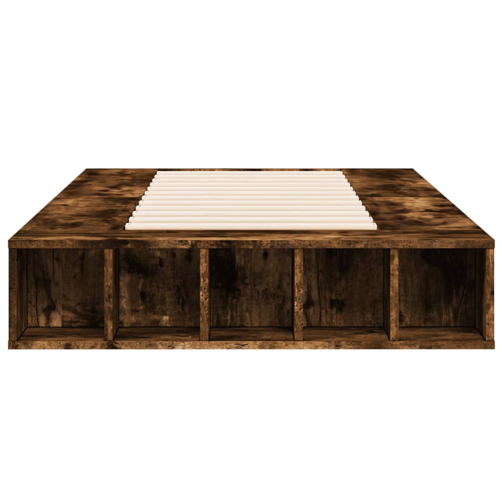 Modern Wooden Single Size 90cm Bed Frame Base With Under Storage Compartments