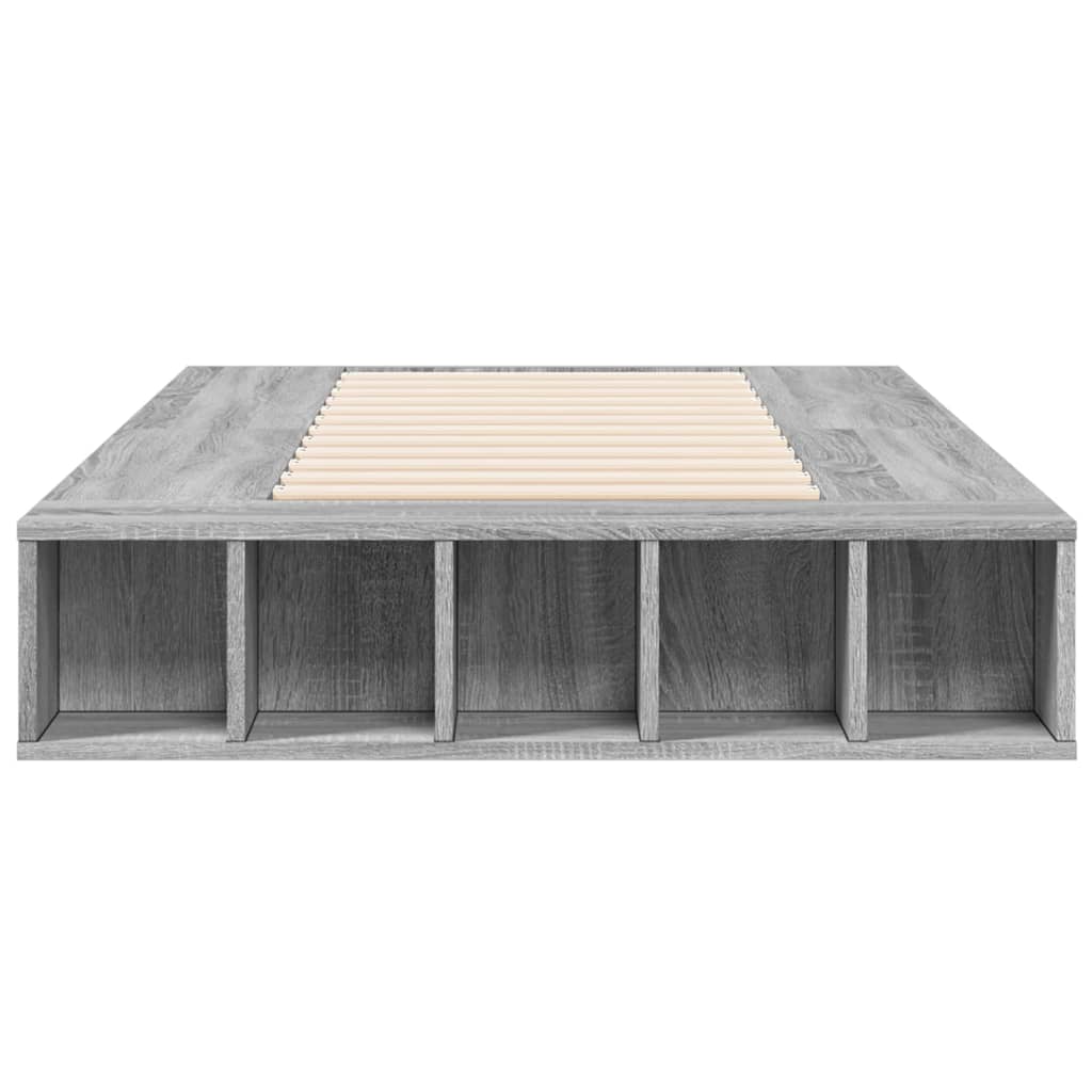 Modern Wooden Single Size 90cm Bed Frame Base With Under Storage Compartments