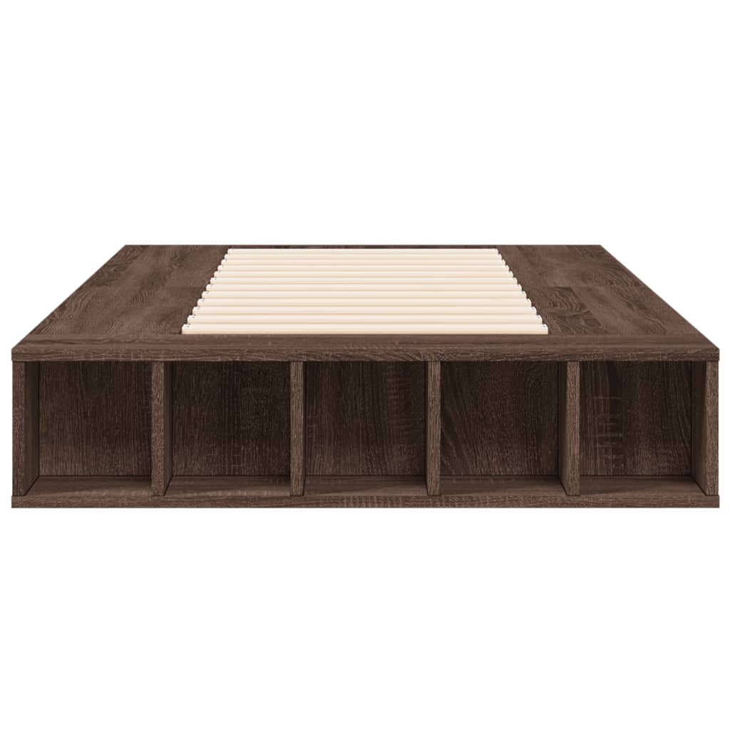 Modern Wooden Single Size 90cm Bed Frame Base With Under Storage Compartments