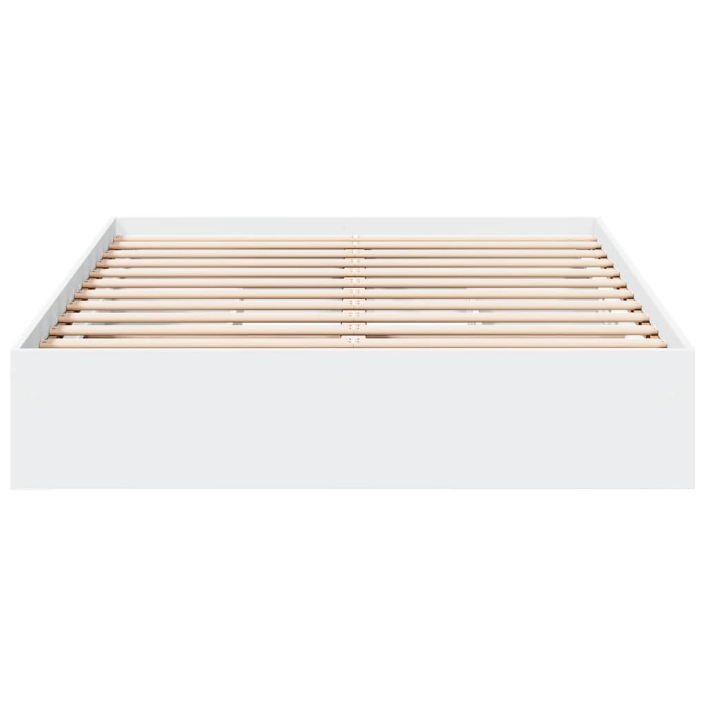 Bed Frame with Drawers without Mattress White 120x200 cm