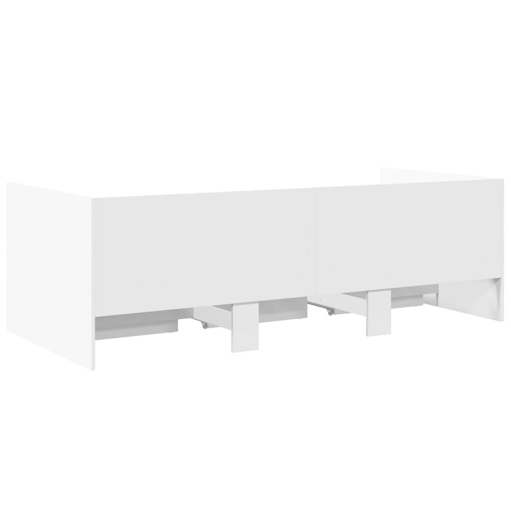 Modern Wooden Single Size 2-in-1 Daybed Sofa Bed With 3 Storage Drawers
