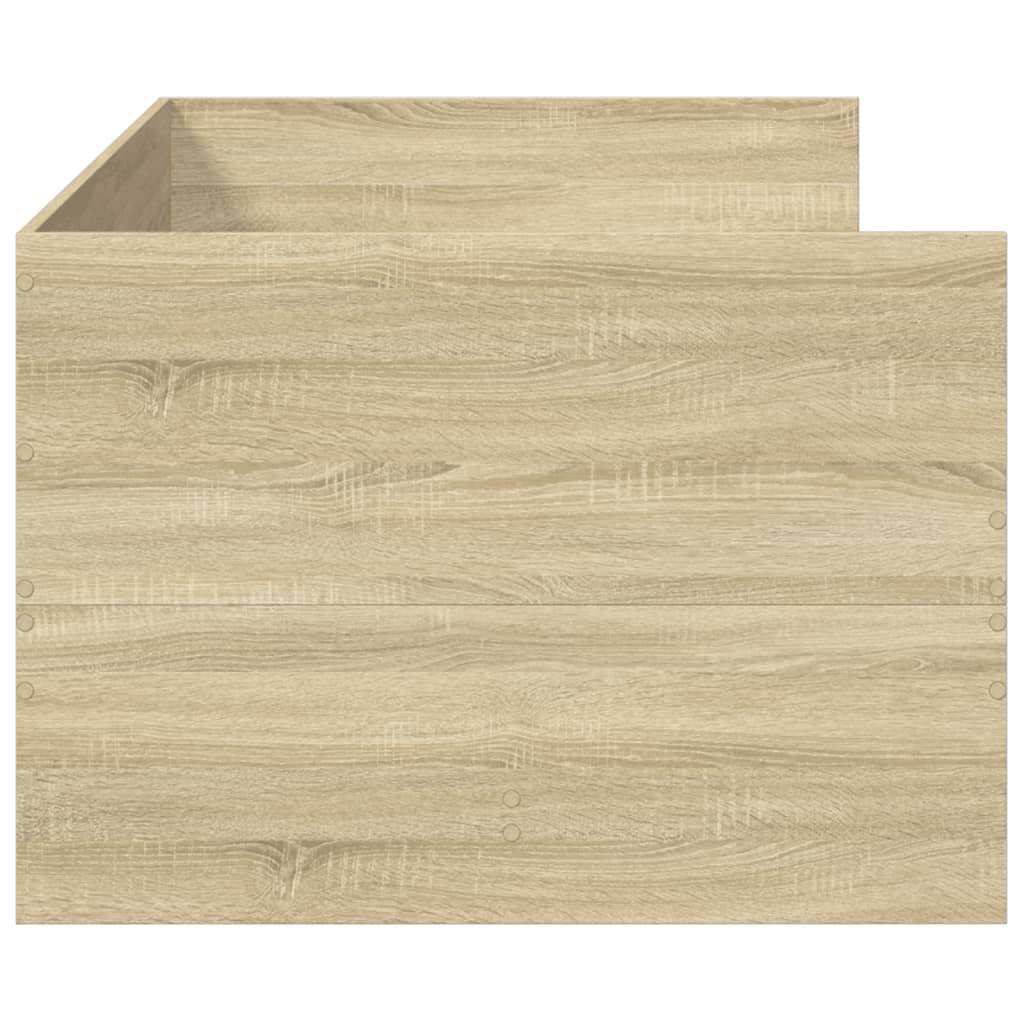 Daybed with Drawers without Mattress Sonoma Oak 90x190 cm Single