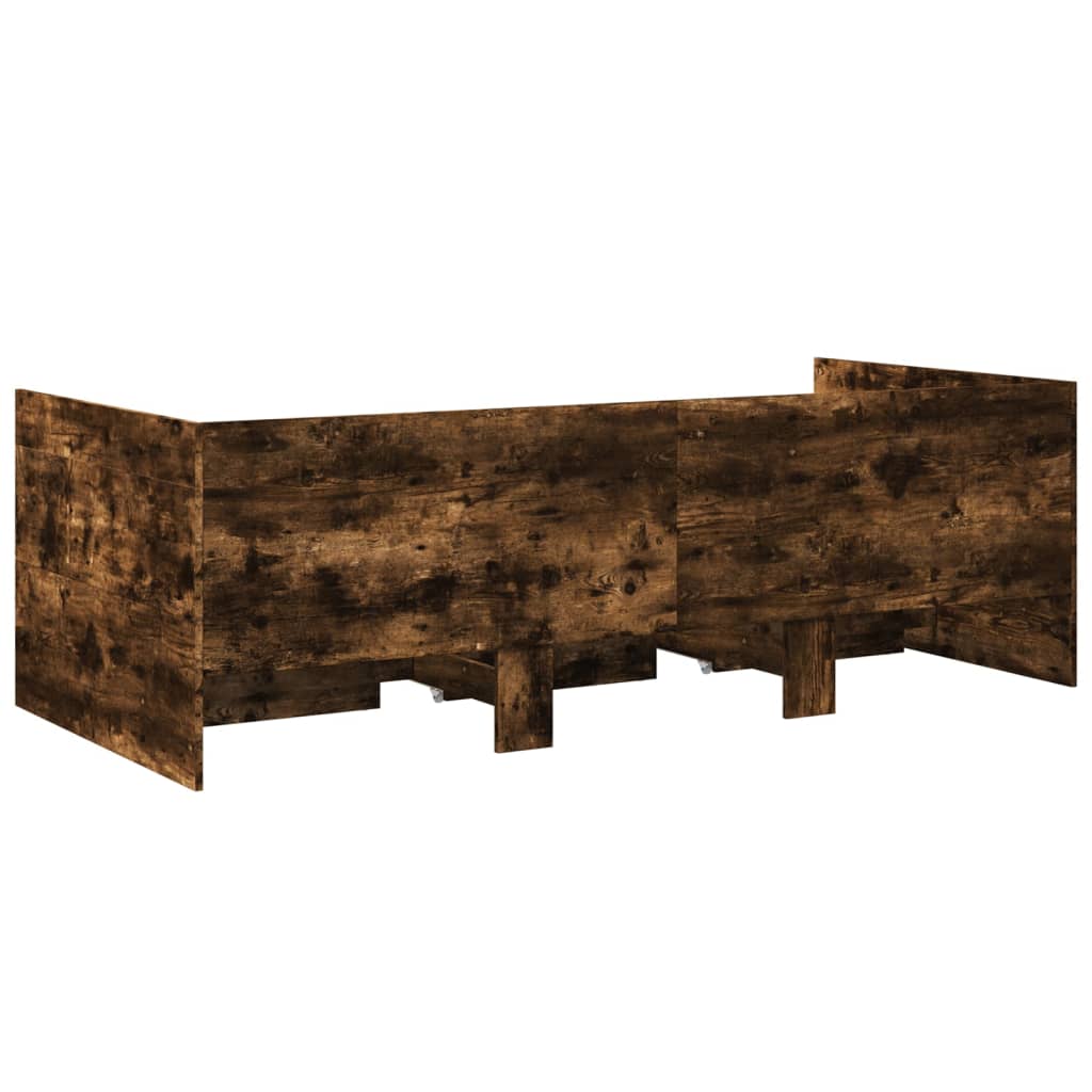 Modern Wooden Single Size 2-in-1 Daybed Sofa Bed With 3 Storage Drawers