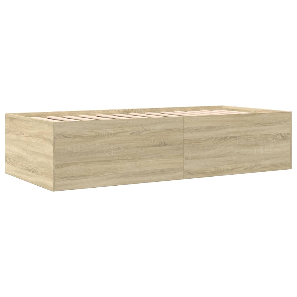 Modern Wooden 2-in-1 Single Size 90cm Daybed With 6 Storage Drawers Wood Sofa Beds