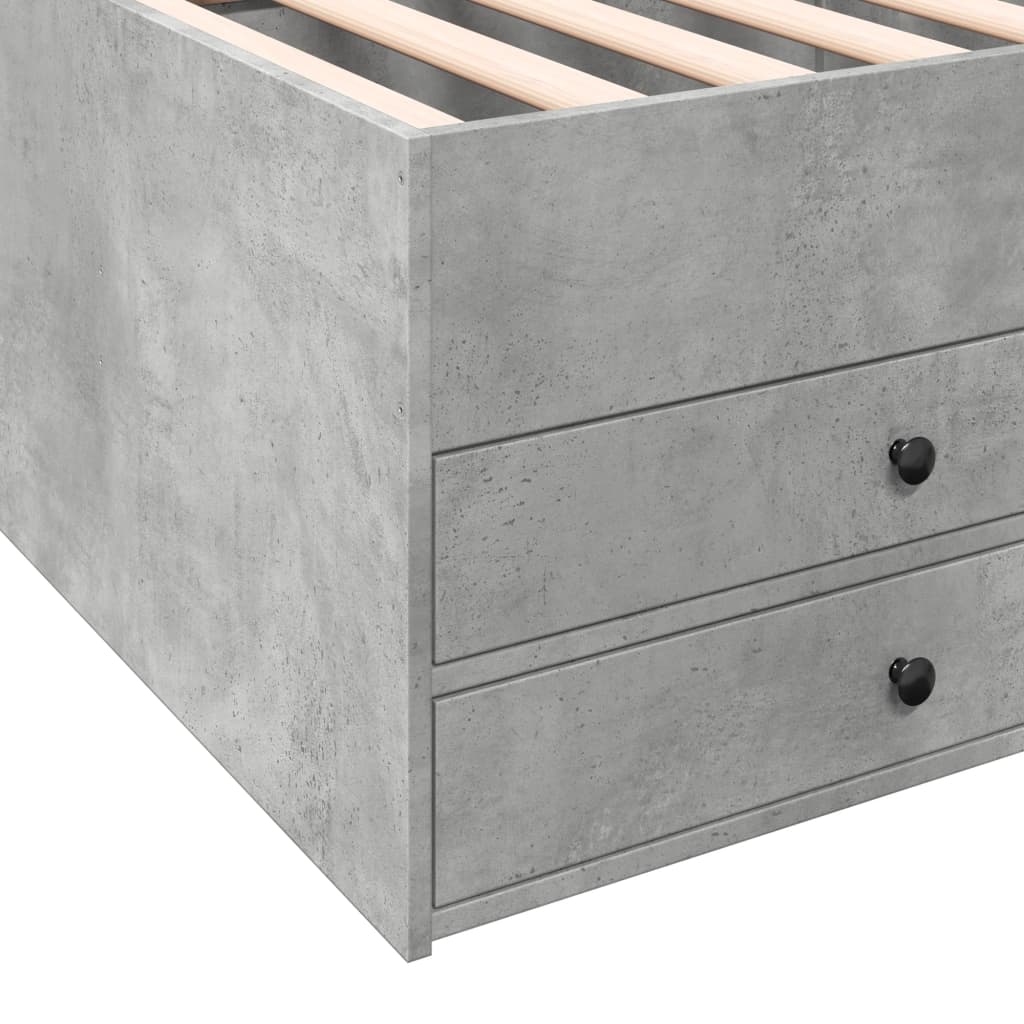 Modern Wooden 2-in-1 Single Size 90cm Daybed With 6 Storage Drawers Wood Sofa Beds