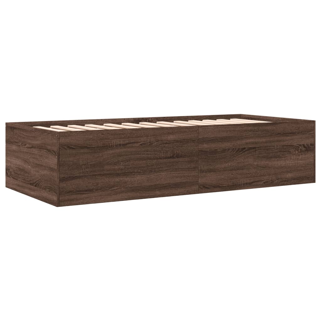 Modern Wooden 2-in-1 Single Size 90cm Daybed With 6 Storage Drawers Wood Sofa Beds
