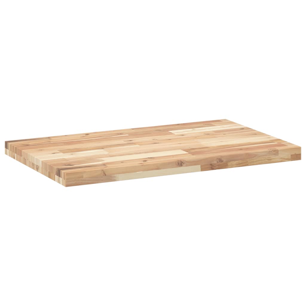 Bathroom Vanity Top Untreated 80x50x4 cm Solid Wood Acacia