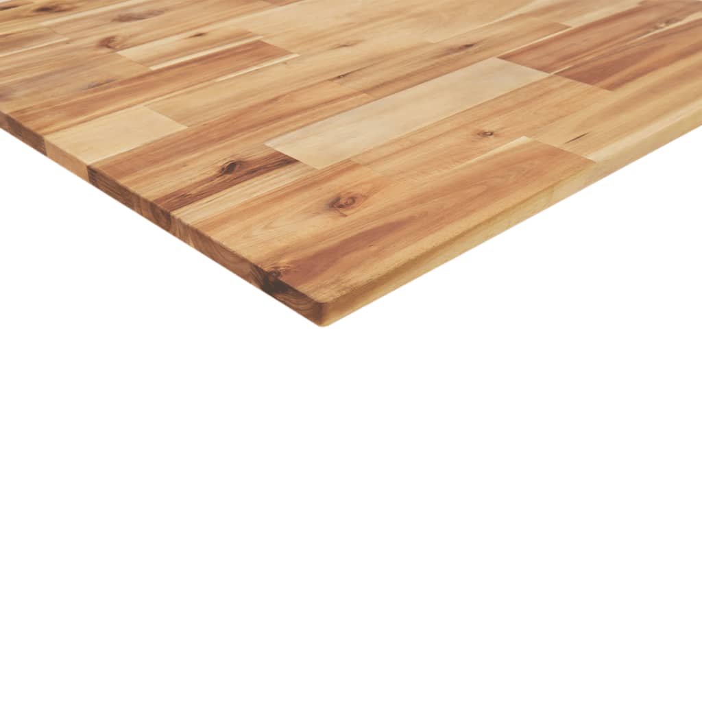Bathroom Vanity Top Oil Finished 100x60x2 cm Solid Wood Acacia