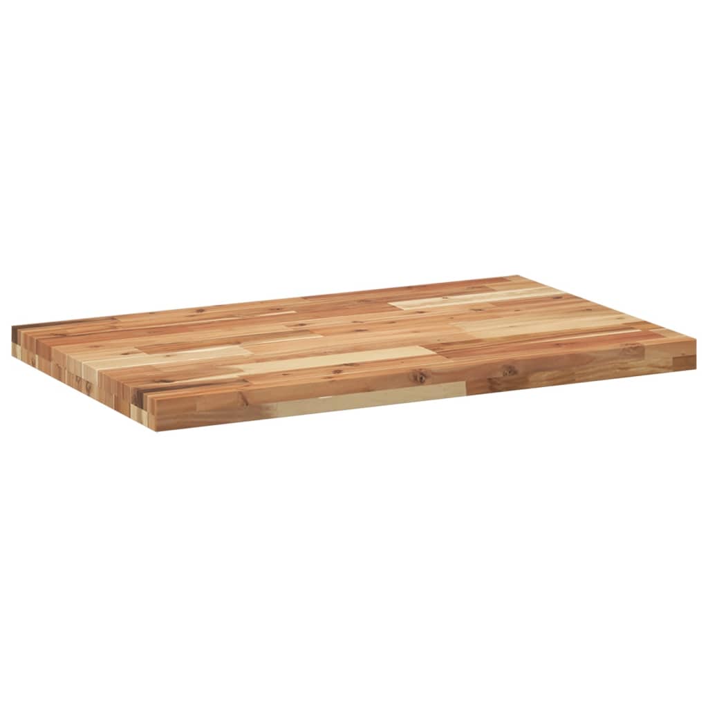 Bathroom Vanity Top Oil Finished 140x50x4 cm Solid Wood Acacia