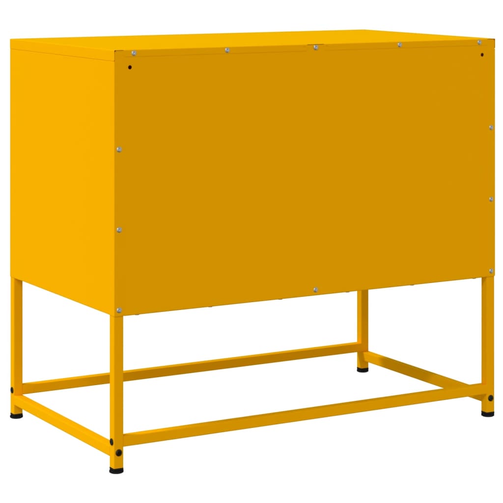 Industrial Steel 2 Door TV Tele Stand Unit Home Storage Cabinet Bench