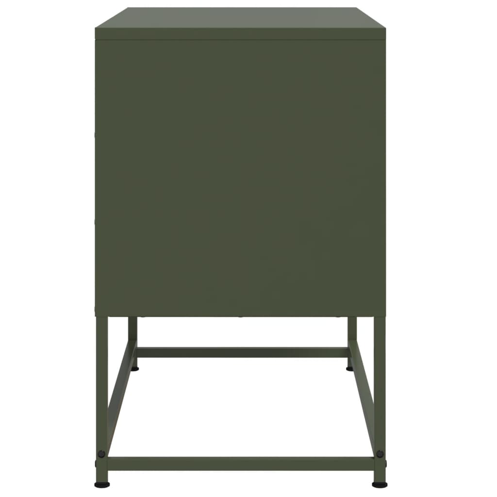 Industrial Steel 2 Door TV Tele Stand Unit Home Storage Cabinet Bench