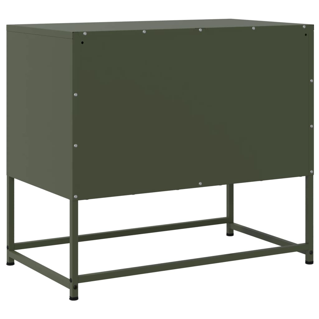 Industrial Steel 2 Door TV Tele Stand Unit Home Storage Cabinet Bench