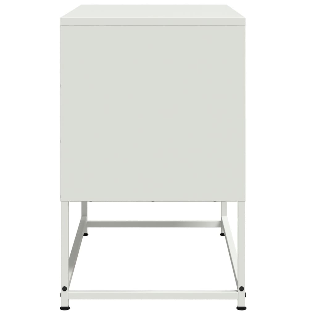 Industrial Steel 2 Door TV Tele Stand Unit Home Storage Cabinet Bench