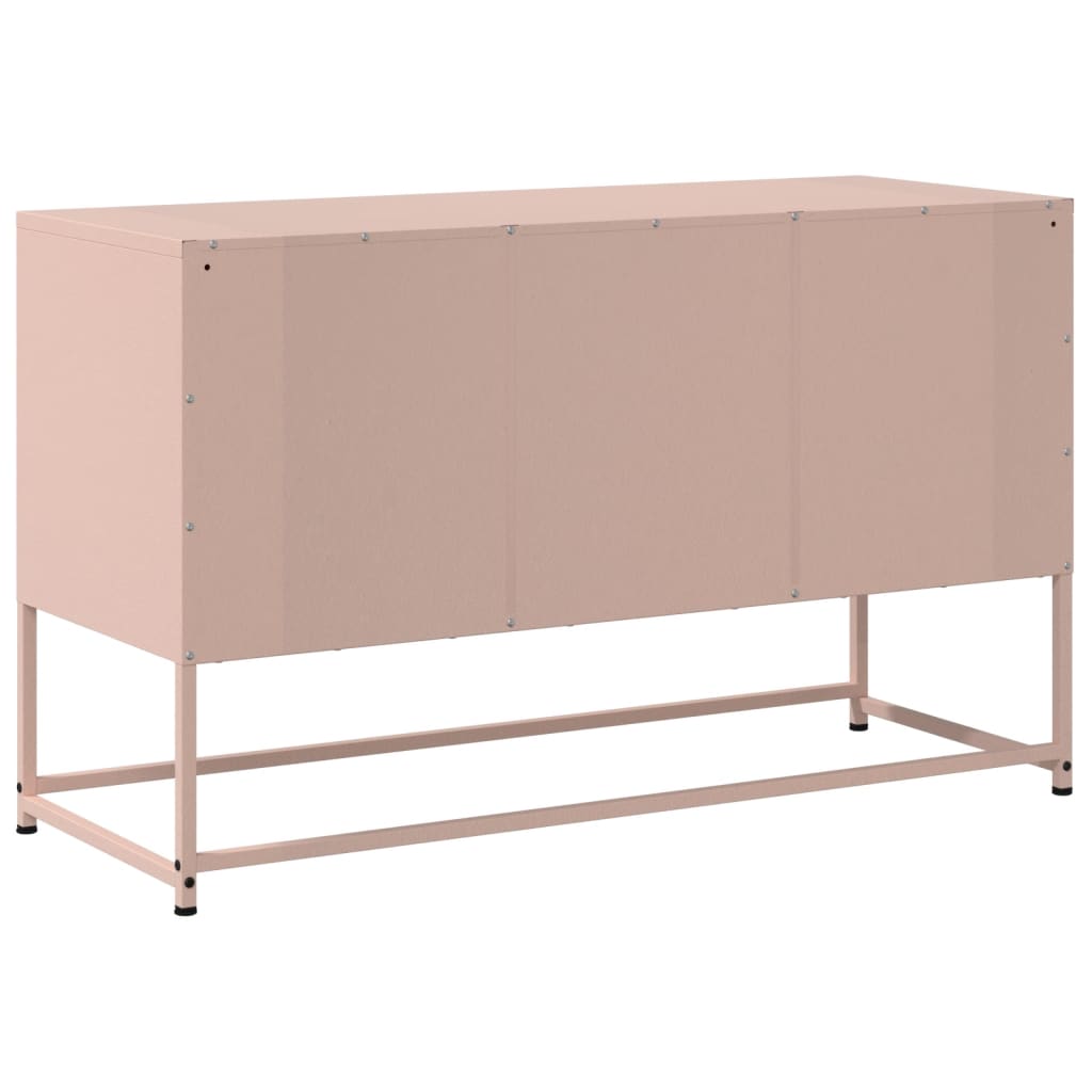 Industrial Steel 40 Inch TV Tele Stand Unit Cabinet With 3 Doors Storage