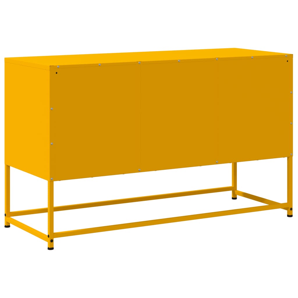 Industrial Steel 40 Inch TV Tele Stand Unit Cabinet With 3 Doors Storage