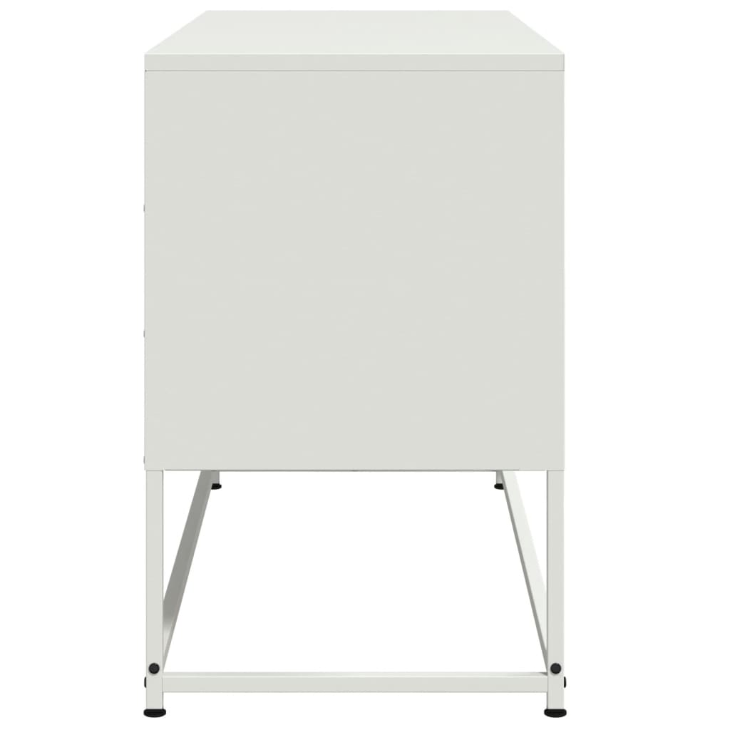 Industrial Steel 40 Inch TV Tele Stand Unit Cabinet With 3 Doors Storage