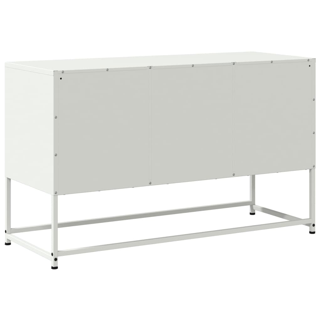 Industrial Steel 40 Inch TV Tele Stand Unit Cabinet With 3 Doors Storage