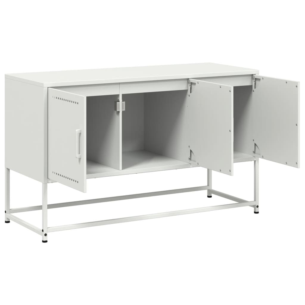 Industrial Steel 40 Inch TV Tele Stand Unit Cabinet With 3 Doors Storage